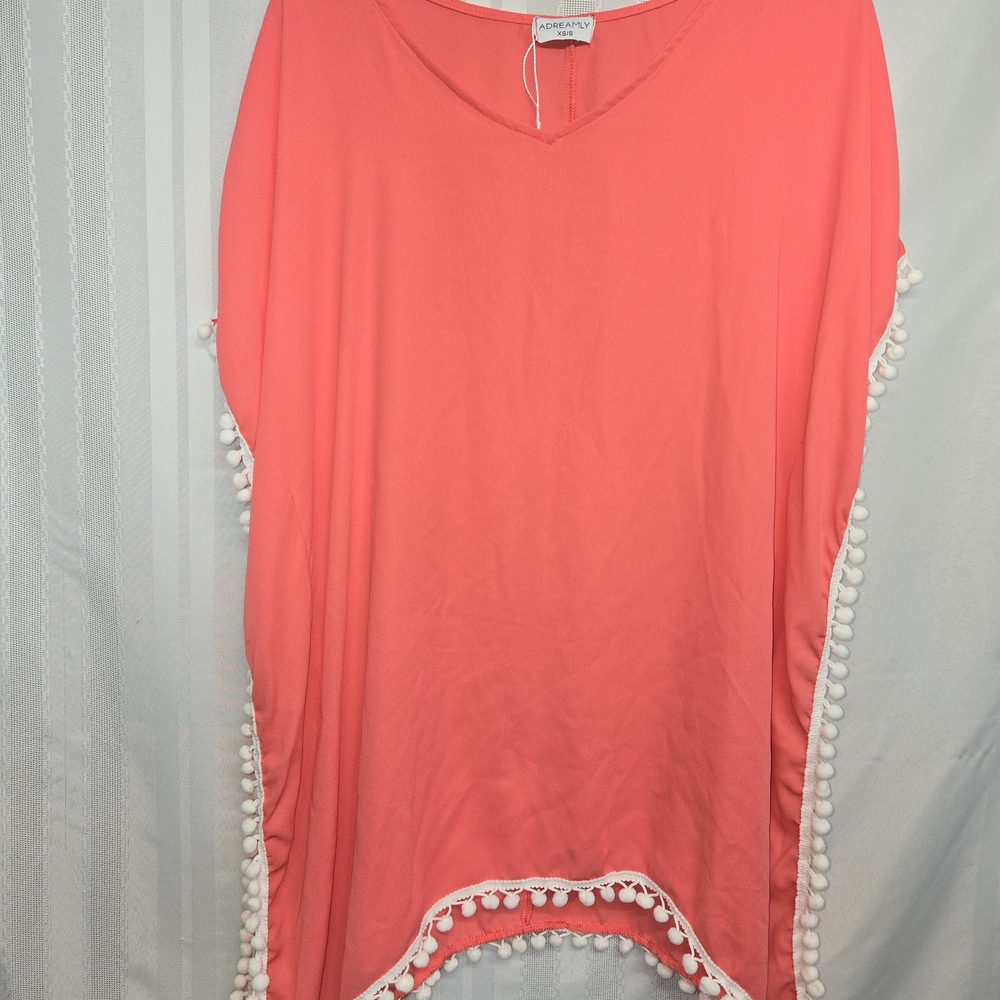 Adreamly Coral Beach Cover-Up